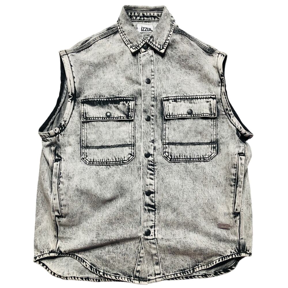 Men's Gray Izzue Sleeveless Vest XL